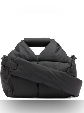 Rains Women's Mini Nyssa Puffer Duffel Bag in Black